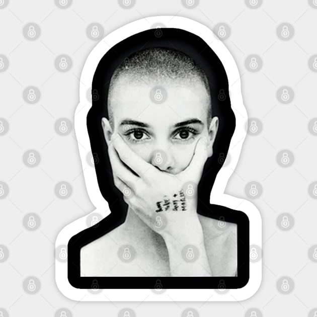 Sinead O'Connor - Vintage Sticker by wafaq